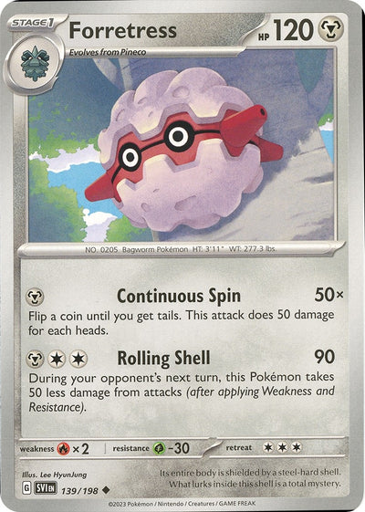 Image for Forretress (SV01: Scarlet & Violet Base Set) (139/198) - Pokemon