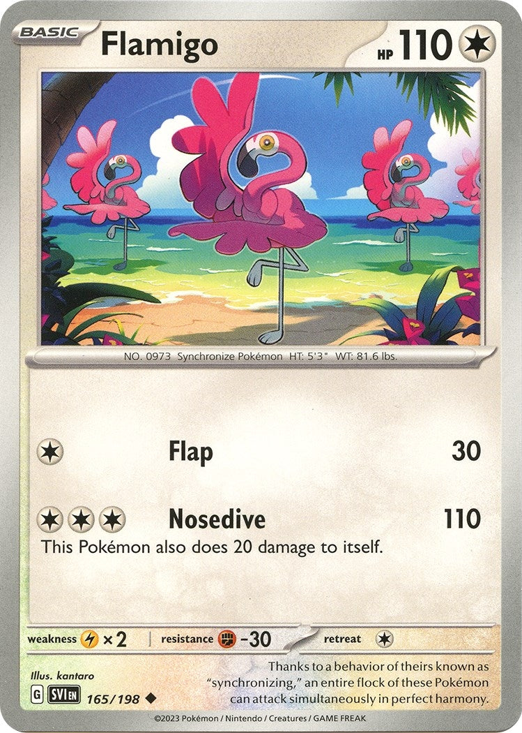 Image for Flamigo (SV01: Scarlet & Violet Base Set) (165/198) - Pokemon