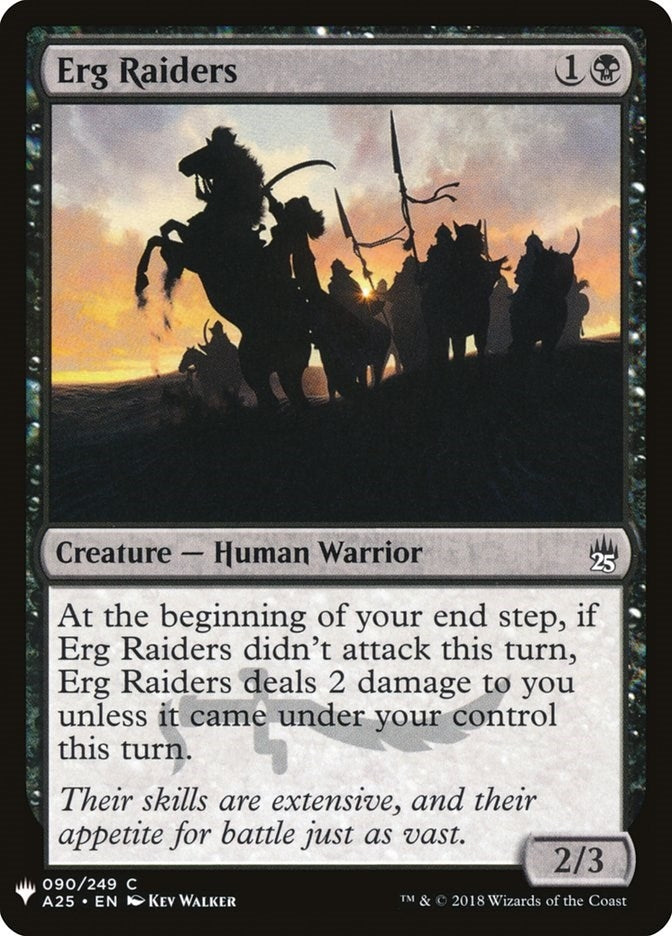Erg Raiders (The List Reprints) (90)