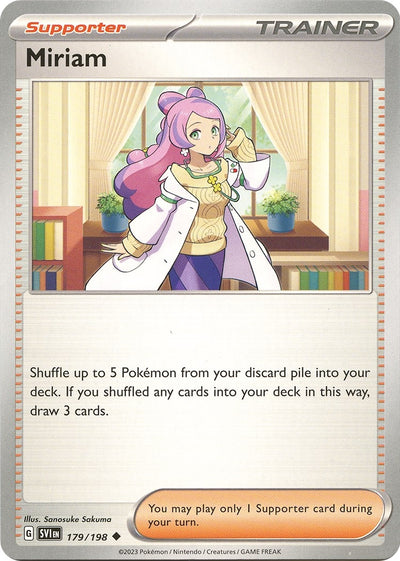 Image for Miriam (SV01: Scarlet & Violet Base Set) (179/198) - Pokemon