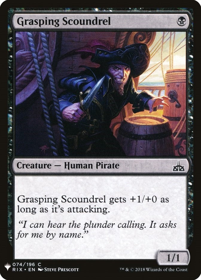 Grasping Scoundrel (The List Reprints) (74)