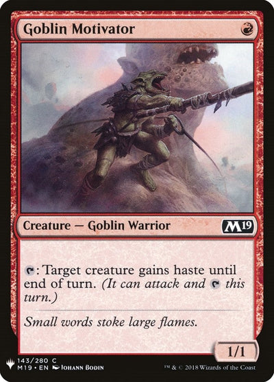 Goblin Motivator (The List Reprints) (143)