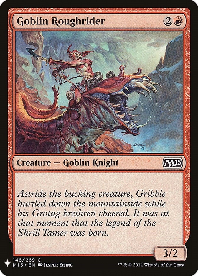 Goblin Roughrider (The List Reprints) (146)