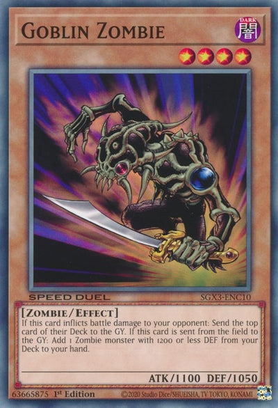 Image for Goblin Zombie (Speed Duel GX: Duelists of Shadows) (SGX3-ENC10) - YuGiOh