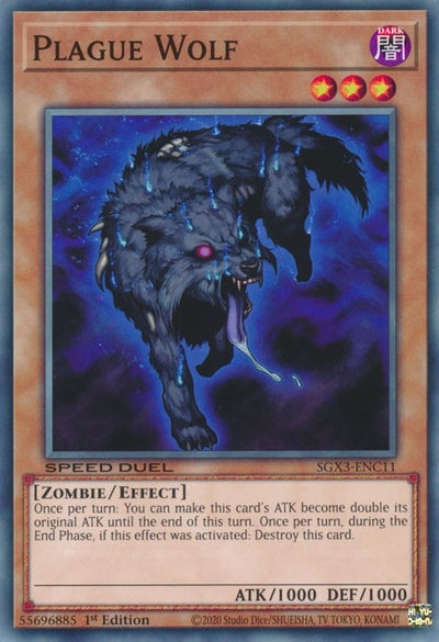 Image for Plague Wolf (Speed Duel GX: Duelists of Shadows) (SGX3-ENC11) - YuGiOh