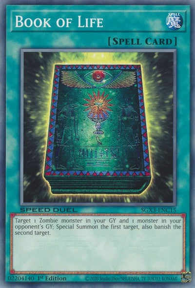 Image for Book of Life (Speed Duel GX: Duelists of Shadows) (SGX3-ENC15) - YuGiOh