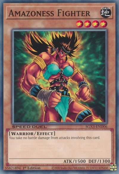 Image for Amazoness Fighter (Speed Duel GX: Duelists of Shadows) (SGX3-END06) - YuGiOh