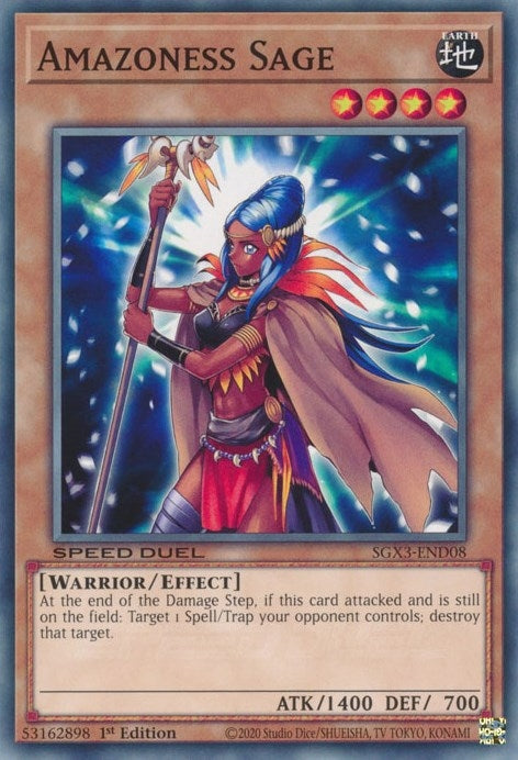 Image for Amazoness Sage (Speed Duel GX: Duelists of Shadows) (SGX3-END08) - YuGiOh