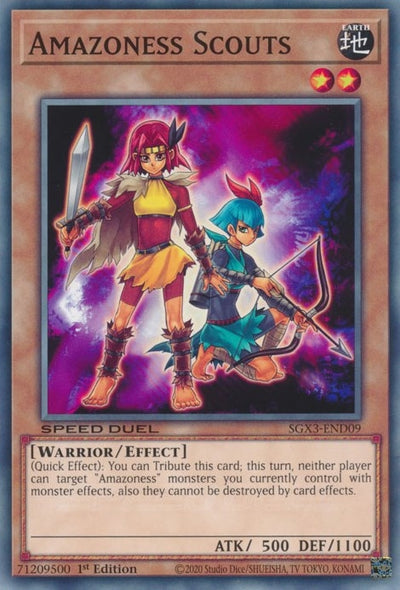 Image for Amazoness Scouts (Speed Duel GX: Duelists of Shadows) (SGX3-END09) - YuGiOh