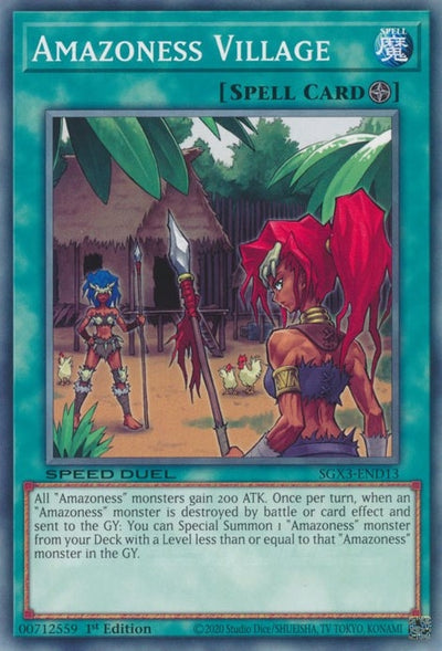 Image for Amazoness Village (Speed Duel GX: Duelists of Shadows) (SGX3-END13) - YuGiOh
