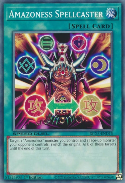 Image for Amazoness Spellcaster (Speed Duel GX: Duelists of Shadows) (SGX3-END15) - YuGiOh