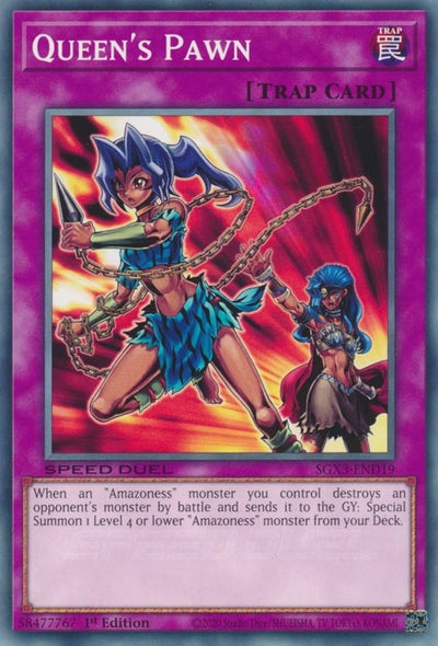 Image for Queen's Pawn (Speed Duel GX: Duelists of Shadows) (SGX3-END19) - YuGiOh