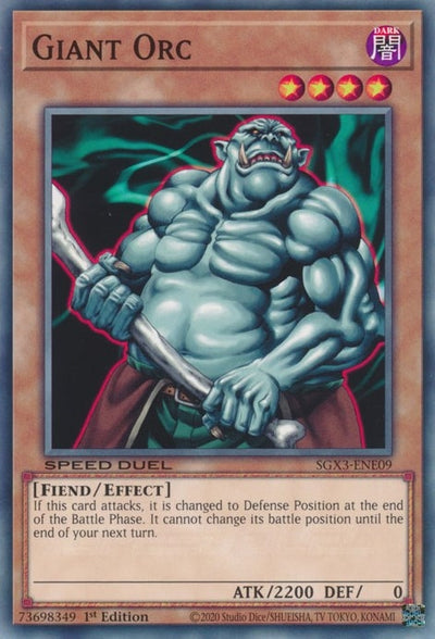 Image for Giant Orc (Speed Duel GX: Duelists of Shadows) (SGX3-ENE09) - YuGiOh