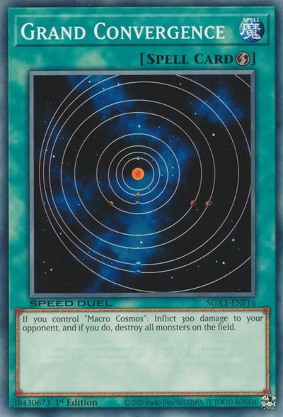 Image for Grand Convergence (Speed Duel GX: Duelists of Shadows) (SGX3-ENF16) - YuGiOh