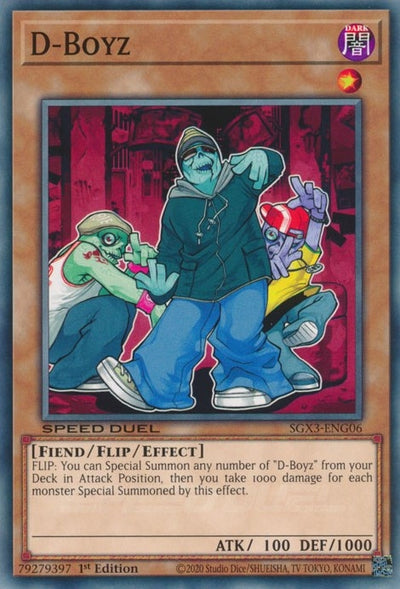 Image for D-Boyz (Speed Duel GX: Duelists of Shadows) (SGX3-ENG06) - YuGiOh