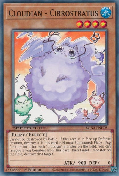Image for Cloudian - Cirrostratus (Speed Duel GX: Duelists of Shadows) (SGX3-ENH05) - YuGiOh