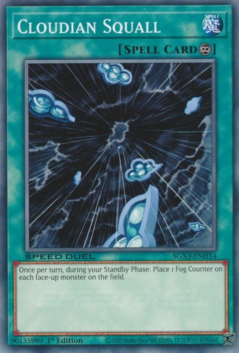 Image for Cloudian Squall (Speed Duel GX: Duelists of Shadows) (SGX3-ENH14) - YuGiOh