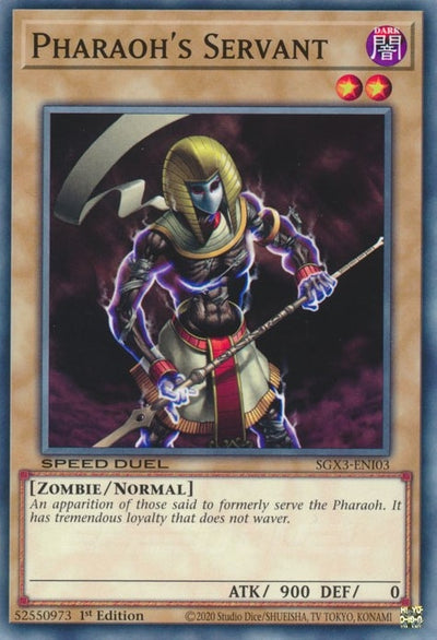 Image for Pharaoh's Servant (Speed Duel GX: Duelists of Shadows) (SGX3-ENI03) - YuGiOh