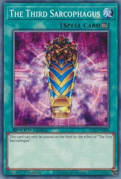 Image for The Third Sarcophagus (Speed Duel GX: Duelists of Shadows) (SGX3-ENI08) - YuGiOh