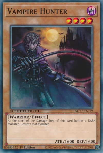 Image for Vampire Hunter (Speed Duel GX: Duelists of Shadows) (SGX3-ENI19) - YuGiOh