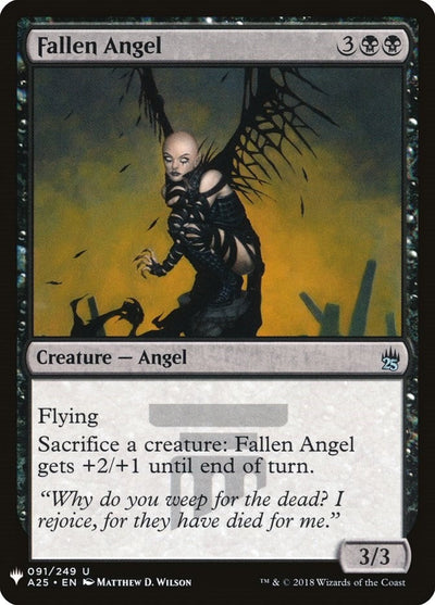 Fallen Angel (The List Reprints) (91)