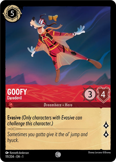 Image for Goofy - Daredevil (The First Chapter) (111/204) - Disney Lorcana