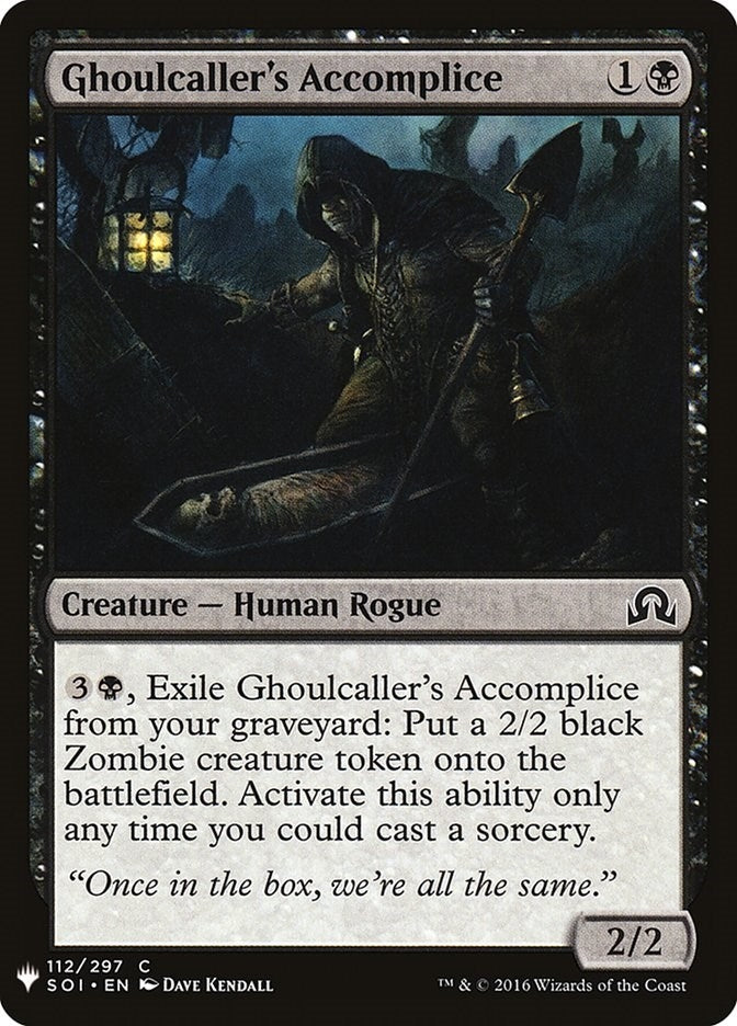 Ghoulcaller's Accomplice (The List Reprints) (112)