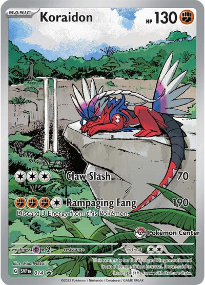 Image for Koraidon - 014 (Pokemon Center Exclusive) (SV: Scarlet & Violet Promo Cards) (014) - Pokemon
