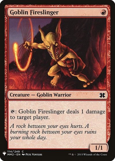 Goblin Fireslinger (The List Reprints) (114)