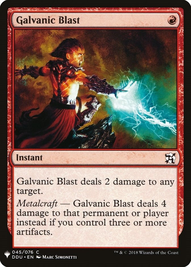 Galvanic Blast (The List Reprints) (45)