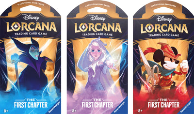 Image for Disney Lorcana: The First Chapter Sleeved Booster Pack Art Bundle [Set of 3] [The First Chapter] - Disney Lorcana