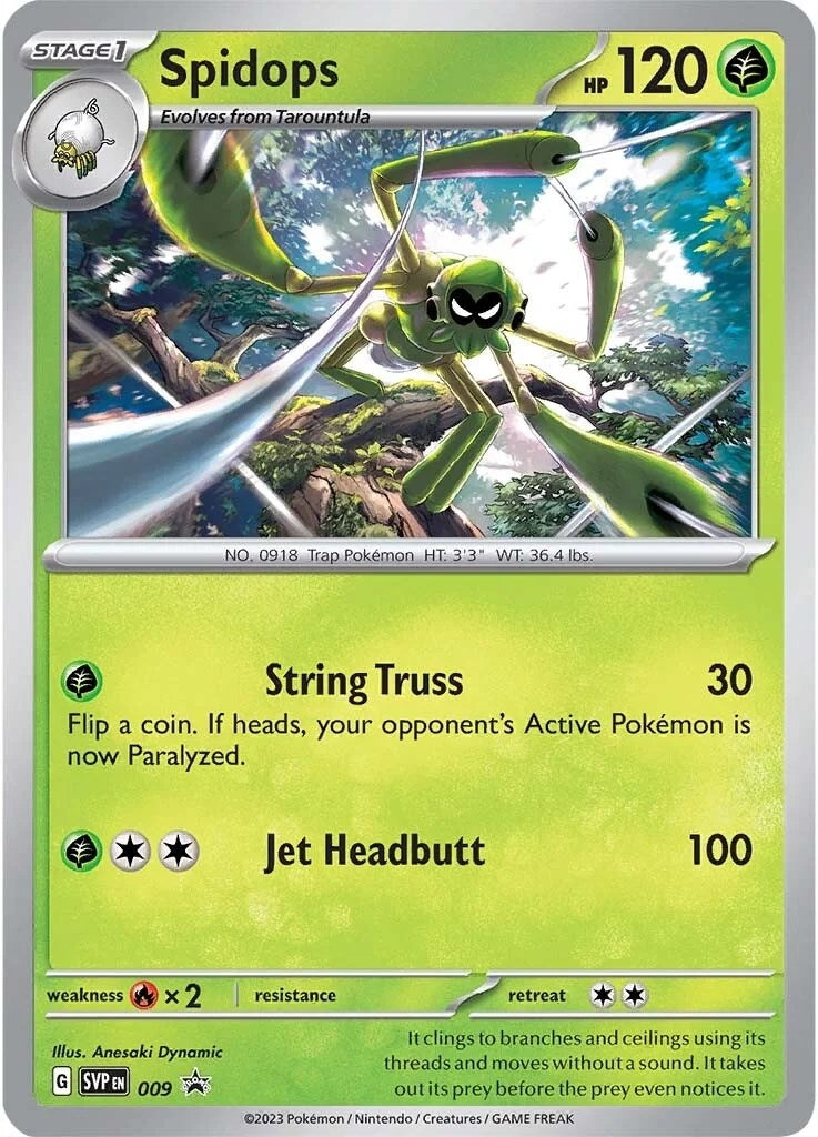 Image for Spidops - 009 (SV: Scarlet & Violet Promo Cards) (009) - Pokemon