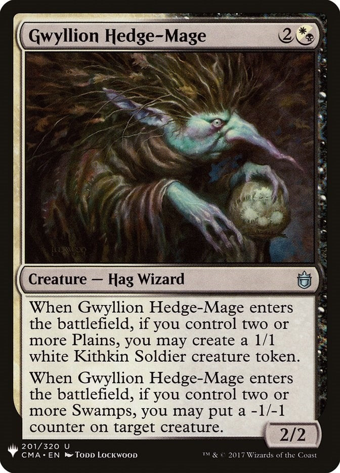 Gwyllion Hedge-Mage (The List Reprints) (201)