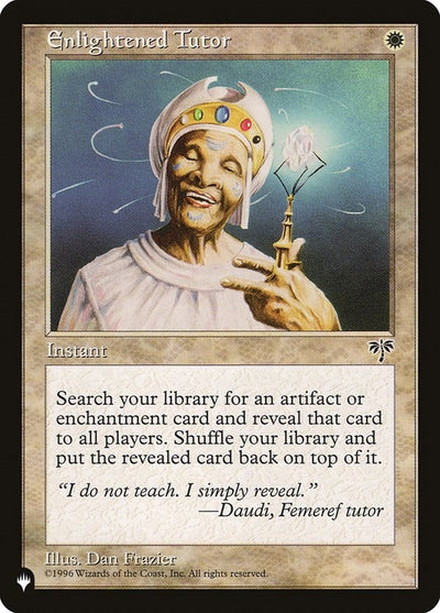 Enlightened Tutor (The List Reprints)