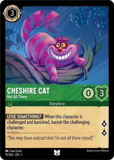 Image for Cheshire Cat - Not All There (The First Chapter) (71/204) - Disney Lorcana