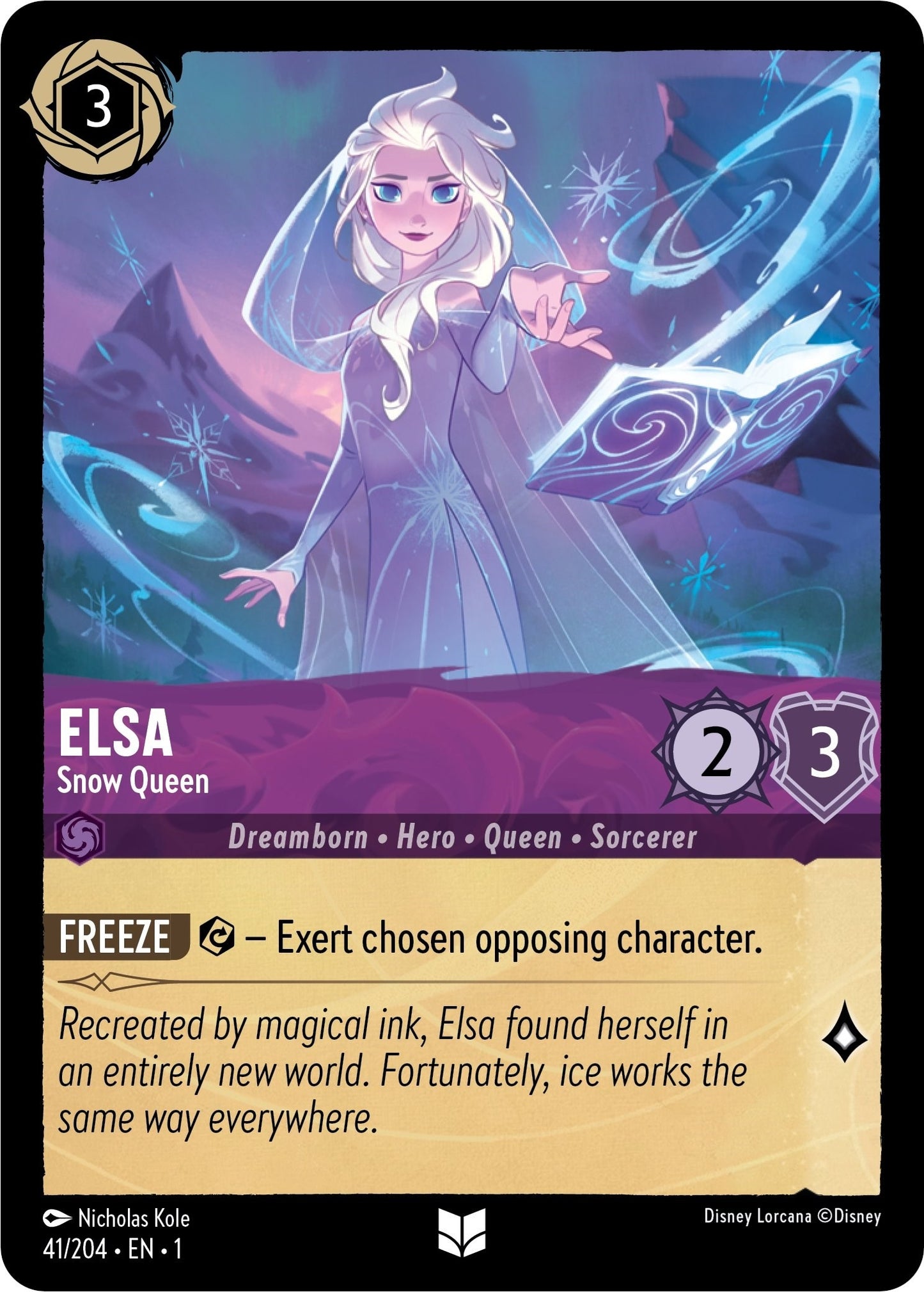 Image for Elsa - Snow Queen (The First Chapter) (41/204) - Disney Lorcana