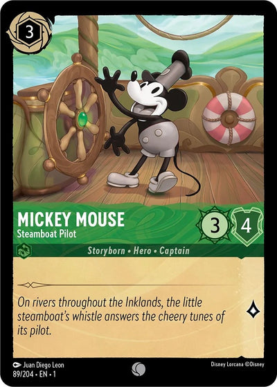 Image for Mickey Mouse - Steamboat Pilot (The First Chapter) (89/204) - Disney Lorcana
