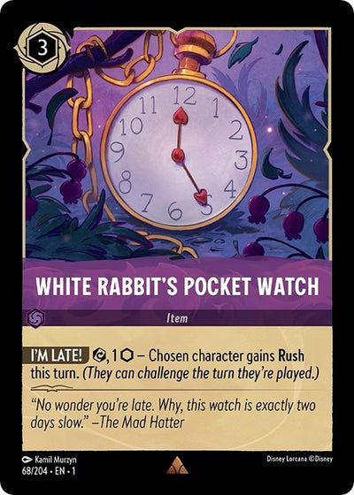 Image for White Rabbit's Pocket Watch (The First Chapter) (68/204) - Disney Lorcana