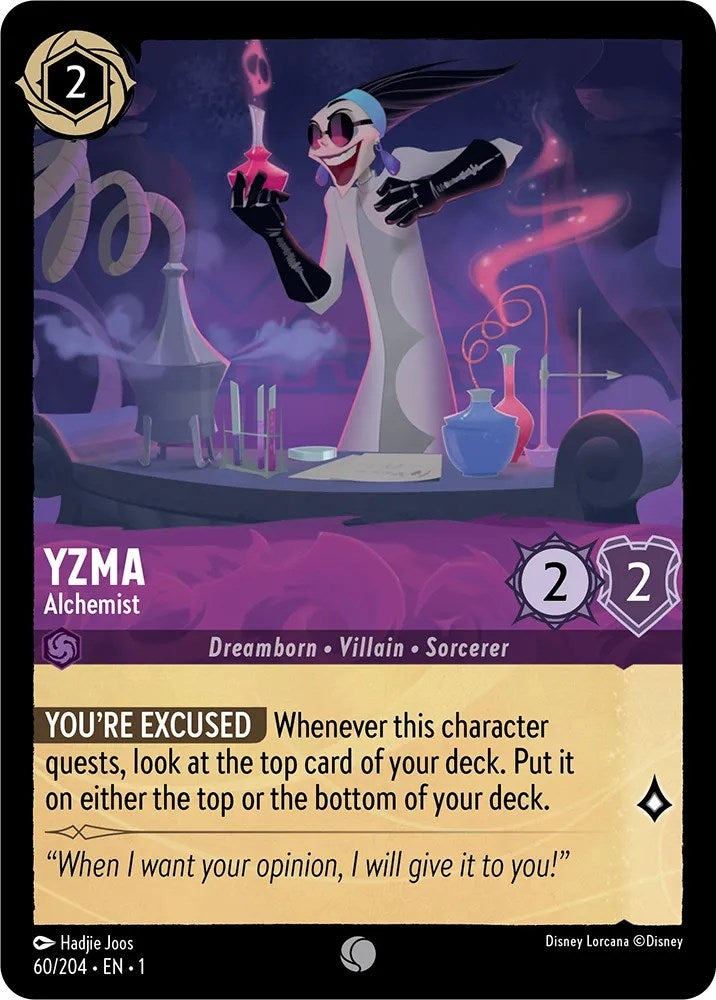 Image for Yzma - Alchemist (The First Chapter) (60/204) - Disney Lorcana