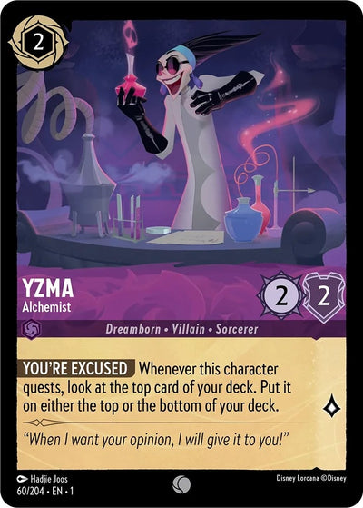 Image for Yzma - Alchemist (The First Chapter) (60/204) - Disney Lorcana