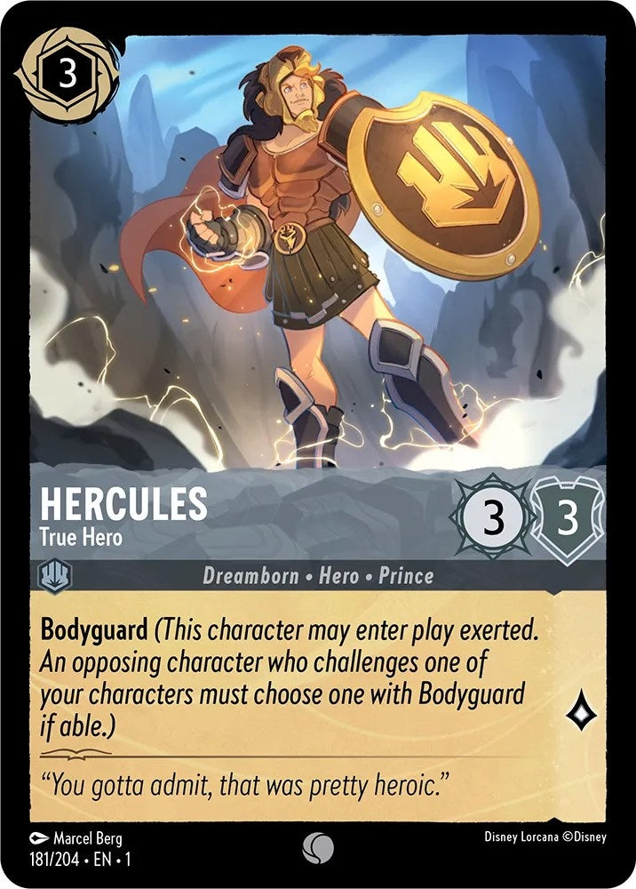 Image for Hercules - True Hero (The First Chapter) (181/204) - Disney Lorcana