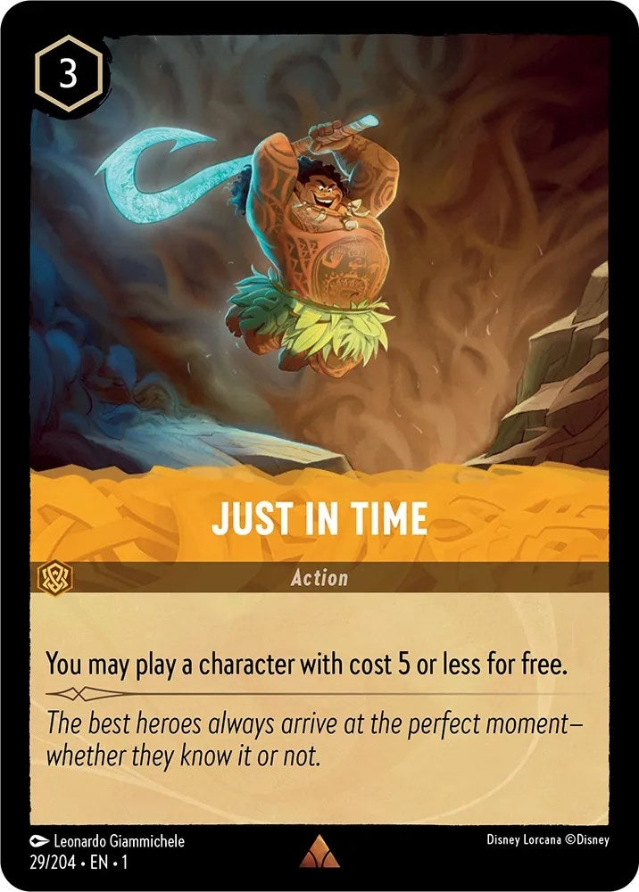 Image for Just in Time (The First Chapter) (29/204) - Disney Lorcana
