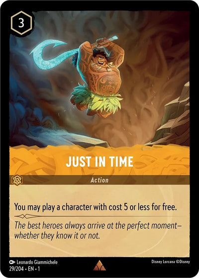 Image for Just in Time (The First Chapter) (29/204) - Disney Lorcana
