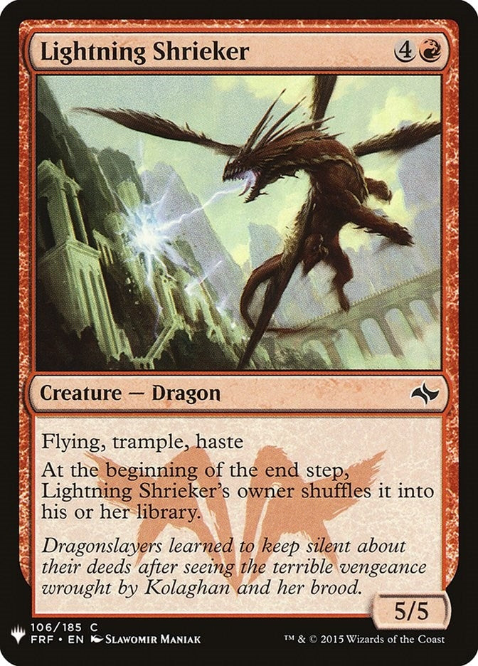 Lightning Shrieker (The List Reprints) (106)
