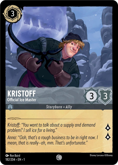 Image for Kristoff - Official Ice Master (The First Chapter) (182/204) - Disney Lorcana