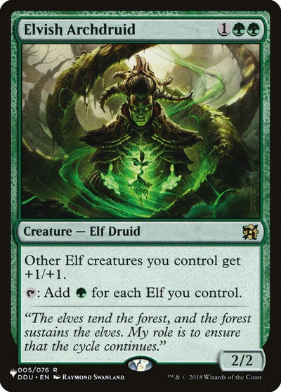 Elvish Archdruid (The List Reprints) (005/076)