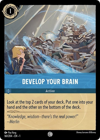 Image for Develop Your Brain (The First Chapter) (161/204) - Disney Lorcana