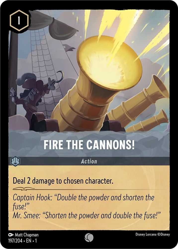 Image for Fire the Cannons! (The First Chapter) (197/204) - Disney Lorcana