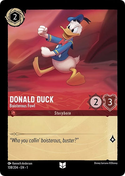 Image for Donald Duck - Boisterous Fowl (The First Chapter) (108/204) - Disney Lorcana