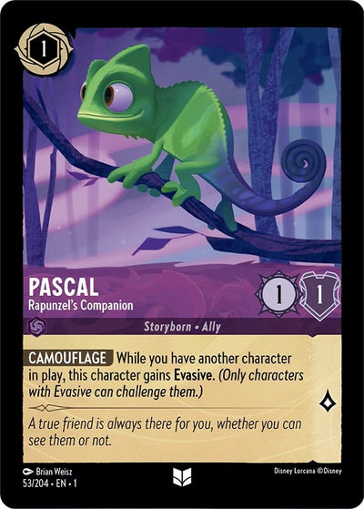 Image for Pascal - Rapunzel's Companion (The First Chapter) (53/204) - Disney Lorcana